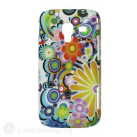 Пластмасов калъф за Samsung Galaxy Ace 2 - с флорални елементи