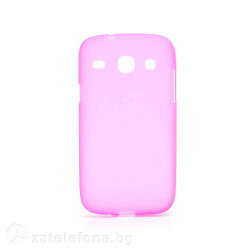 Силиконов калъф за Samsung Galaxy Core I8260 - ярко розов