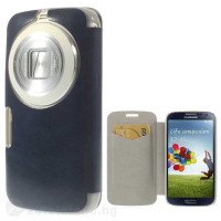 Тънък калъф страничен flip за Samsung Galaxy K Zoom &ndash; тъмно син