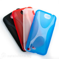 Силиконов калъф за Samsung Galaxy Note 2 със X-образен дизайн 