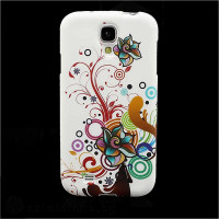 Силиконов калъф за Samsung Galaxy S4/S4 VE - флорални елементи