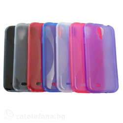 Силиконов калъф за Samsung Galaxy S4 с X-образен дизайн