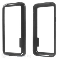 Двупластов бъмпер за Samsung Galaxy S5 mini - черен