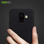 Силиконов гръб марка MOFI за Samsung Galaxy A6 - черен - 2