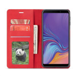 Кожен калъф страничен flip марка FORWENW за Samsung Galaxy A7 2018 – червен - 2 Кожен калъф страничен flip марка FORWENW за Samsung Galaxy A7 2018 – червен - 2