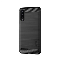 Силиконов гръб марка MOFI за Samsung Galaxy A7 2018 - черен