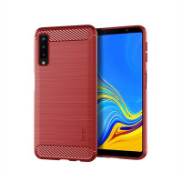 Силиконов гръб марка MOFI за Samsung Galaxy A7 2018 - червен