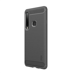 Силиконов гръб марка MOFI за Samsung Galaxy A9 - сив