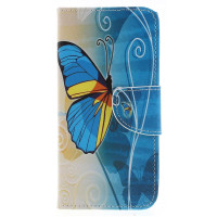 Калъф тип портмоне за Samsung Galaxy J6 - пеперуда