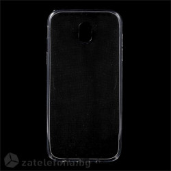 Тънък прозрачен силиконов калъф за Samsung Galaxy J7 2017 - прозрачен