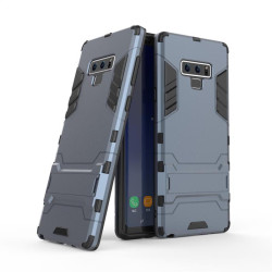 Хибриден гръб със стойка за Samsung Galaxy Note9 - стоманено син