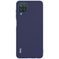 Силиконов гръб марка IMAK за Samsung Galaxy A12 - тъмно син