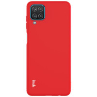 Силиконов гръб марка IMAK за Samsung Galaxy A12 - цвят диня