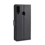 Кожен калъф тип портмоне за Samsung Galaxy A20s - черен - 3 Кожен калъф тип портмоне за Samsung Galaxy A20s - черен - 3