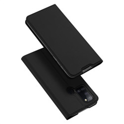 Тънък калъф страничен flip марка DUX DUCIS за Samsung Galaxy A21s – черен