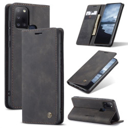 Калъф страничен flip марка CASEME за Samsung Galaxy A21s – черен