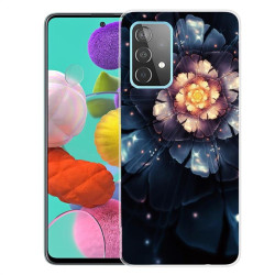 Силиконов гръб за Samsung Galaxy A32 5G - синьо цвете
