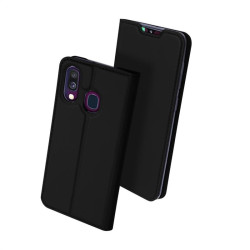 Тънък калъф страничен flip марка DUX DUCIS за Samsung Galaxy A40 – черен