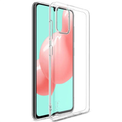 Силиконов гръб марка IMAK за Samsung Galaxy A41 - прозрачен
