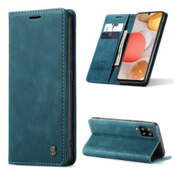 Калъф страничен flip марка CASEME за Samsung Galaxy A42 5G &ndash; тюркоазен