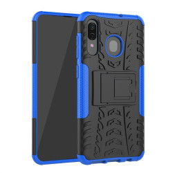 Двупластов гръб със стойка за Samsung Galaxy А50/A30s - син
