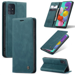 Калъф страничен flip марка CASEME за Samsung Galaxy A51 – тюркоазен