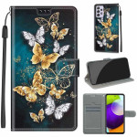 Калъф тип портмоне за Samsung Galaxy A52/A52s 5G - жълти пеперуди Калъф тип портмоне за Samsung Galaxy A52/A52s 5G - жълти пеперуди