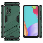 Хибриден гръб със стойка марка BIBERCAS за Samsung Galaxy A52/A52s 5G - зелен металик - 1