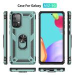Хибриден гръб със стойка за Samsung Galaxy A52/A52s 5G - зелен - 1