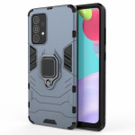 Хибриден гръб със стойка за Samsung Galaxy A52/A52s 5G - стоманено син - 1
