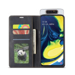 Кожен калъф тип портмоне марка FORWENW за Samsung Galaxy A80 - черен - 0 Кожен калъф тип портмоне марка FORWENW за Samsung Galaxy A80 - черен - 0