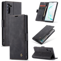 Калъф страничен flip марка CASEME за Samsung Galaxy Note 10 – черен