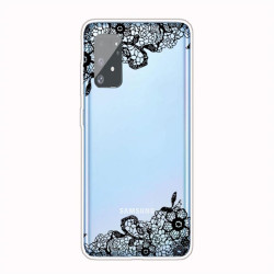 Силиконов гръб за Samsung Galaxy S10 Lite - черна шарка