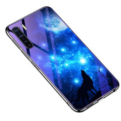Силиконов кейс със стъклен гръб за Samsung Galaxy S10 Lite - звезди