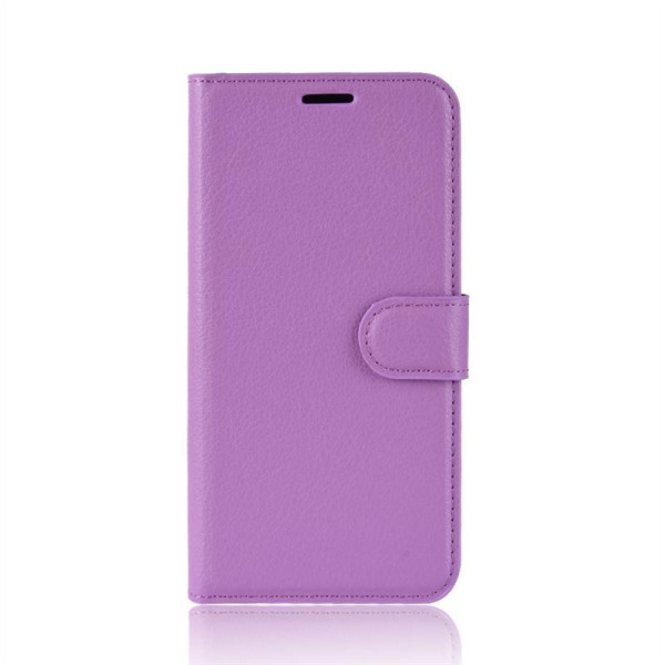 Кожен калъф тип портмоне за Samsung Galaxy S10 Lite - лилав