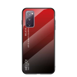 Силиконов гръб за Samsung Galaxy S20 FE - червен градиент