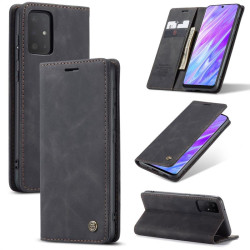 Калъф страничен flip марка CASEME за Samsung Galaxy S20+ – черен