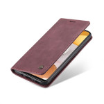 Калъф страничен flip марка CASEME за Samsung Galaxy S21+ – винено червен - 0 Калъф страничен flip марка CASEME за Samsung Galaxy S21+ – винено червен - 0