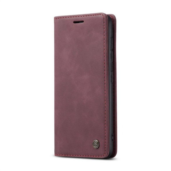 Калъф страничен flip марка CASEME за Samsung Galaxy S21+ – винено червен Калъф страничен flip марка CASEME за Samsung Galaxy S21+ – винено червен