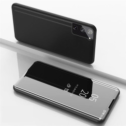 Тънък калъф с полупрозрачно капаче за Samsung Galaxy S21+ &ndash; черен