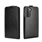 Кожен калъф flip за Samsung Galaxy S21 - черен - 0 Кожен калъф flip за Samsung Galaxy S21 - черен - 0
