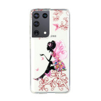 Силиконов гръб за Samsung Galaxy S21 Ultra - жена