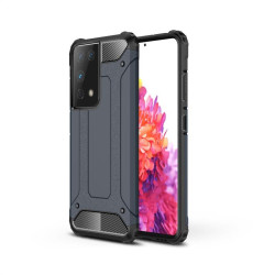 Хибриден гръб за Samsung Galaxy S21 Ultra - тъмно син