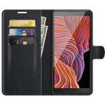 Кожен калъф тип портмоне за Samsung Galaxy XCover 5 EE - черен - 2 Кожен калъф тип портмоне за Samsung Galaxy XCover 5 EE - черен - 2