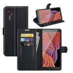 Кожен калъф тип портмоне за Samsung Galaxy XCover 5 EE - черен - 0 Кожен калъф тип портмоне за Samsung Galaxy XCover 5 EE - черен - 0