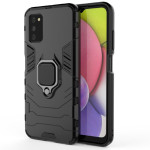 Хибриден гръб със стойка за Samsung Galaxy A03s ( 164.3) - черен