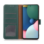 Кожен калъф тип портмоне за Samsung Galaxy A03s ( 164.3) - зелен - 2 Кожен калъф тип портмоне за Samsung Galaxy A03s ( 164.3) - зелен - 2