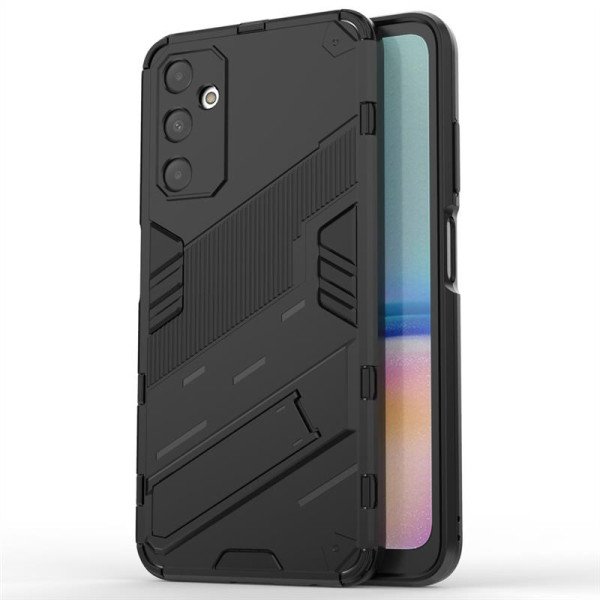 Хибриден гръб със стойка марка BIBERCAS за Samsung Galaxy A05s - черен
