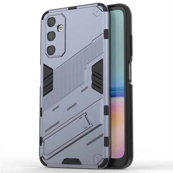 Хибриден гръб със стойка марка BIBERCAS за Samsung Galaxy A05s - сив