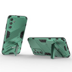 Хибриден гръб със стойка марка BIBERCAS за Samsung Galaxy A05s - зелен металик - 2